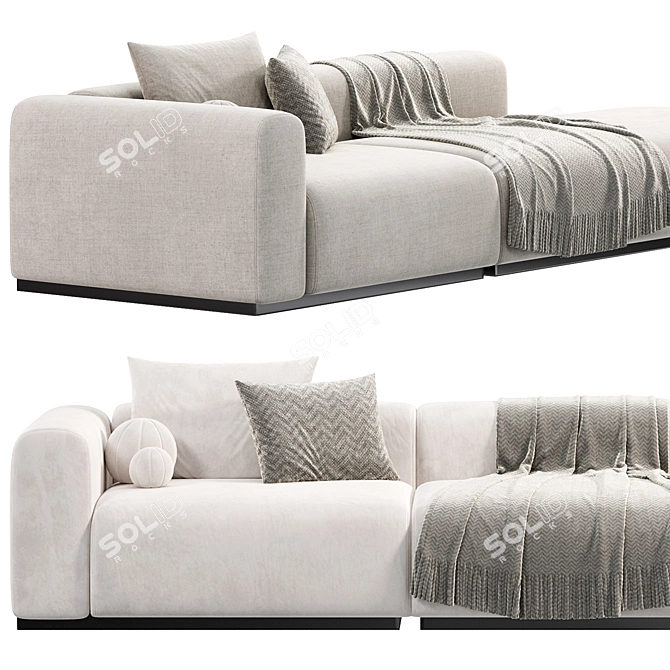 Modern MAHÈ Sofa Design 3D model image 3