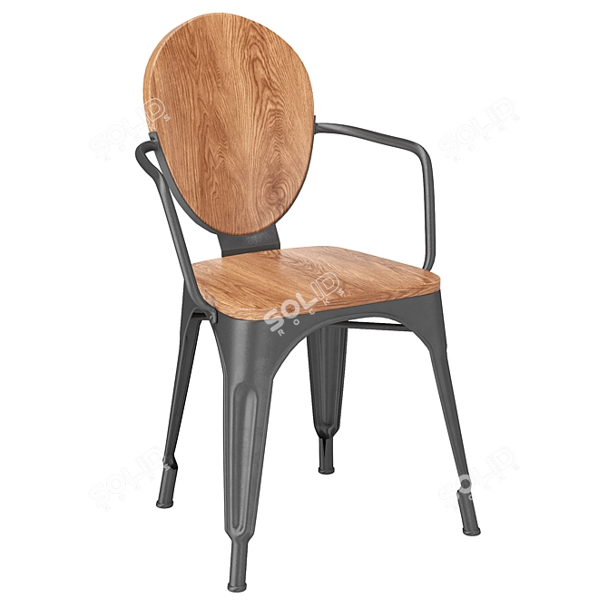 Modern Melita Dining Chair 3D model image 1