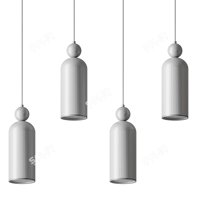  LEFFE Pendant Light 60mm | 200mm 3D model image 3