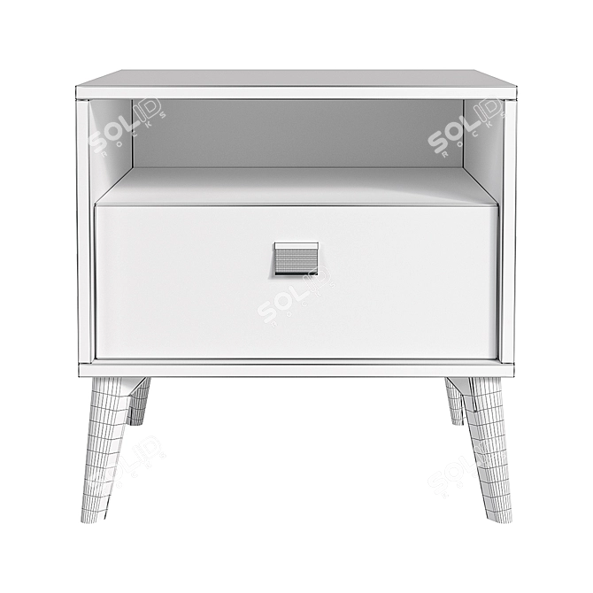 Modern Mayer Nightstand - Sleek Design 3D model image 3