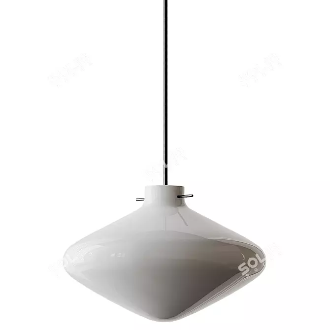 Elegant REPOSE Pendant Lamps LYFA 3D model image 2