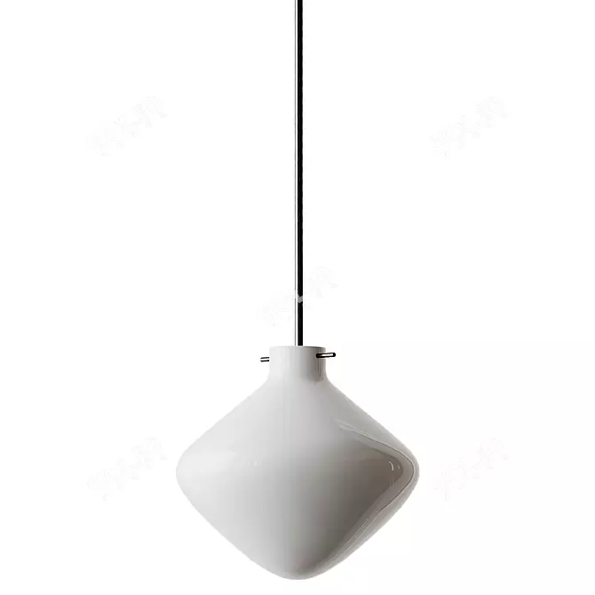 Elegant REPOSE Pendant Lamps LYFA 3D model image 3