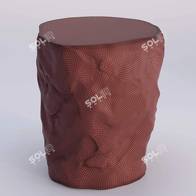 Dual Color Rock Side Tables 3D model image 6