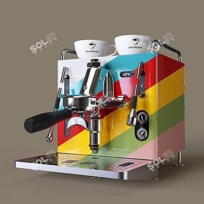 Sanremo CUBE R Espresso Machine 3D model image 3