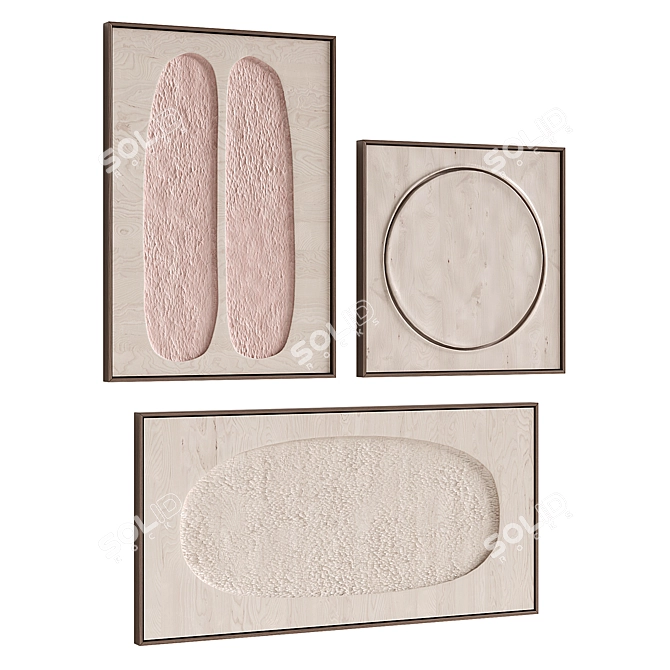 Julian Watts Wooden Panel Set 3D model image 3