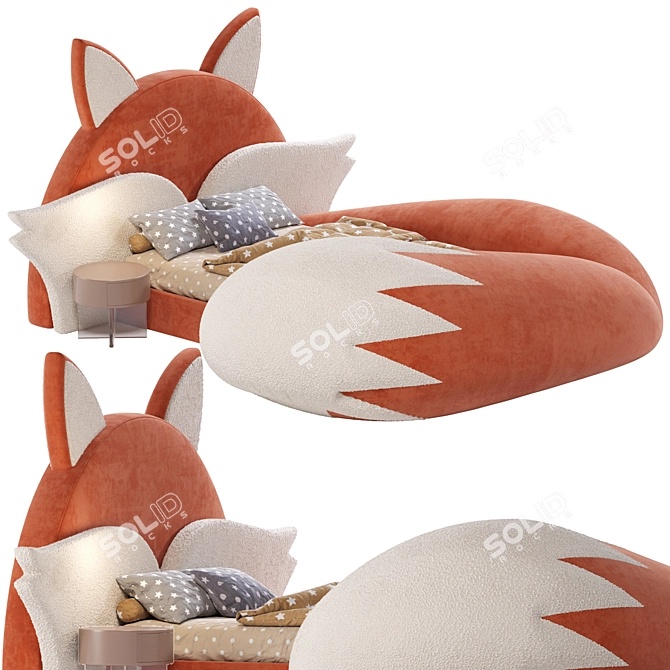 Whimsical Vixey Bed 2017 3D model image 1