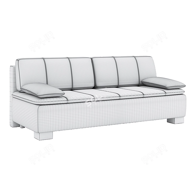 Trenton Sofa Bed by Askona 3D model image 5