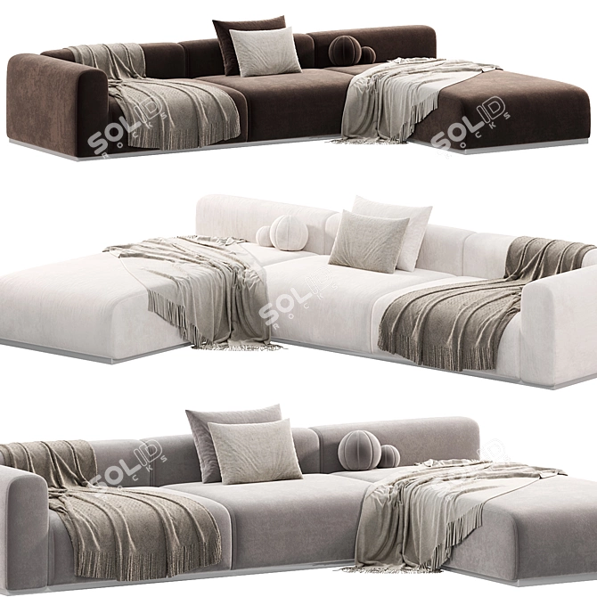 Modern MAHÈ Sofa Design 2015 3D model image 3