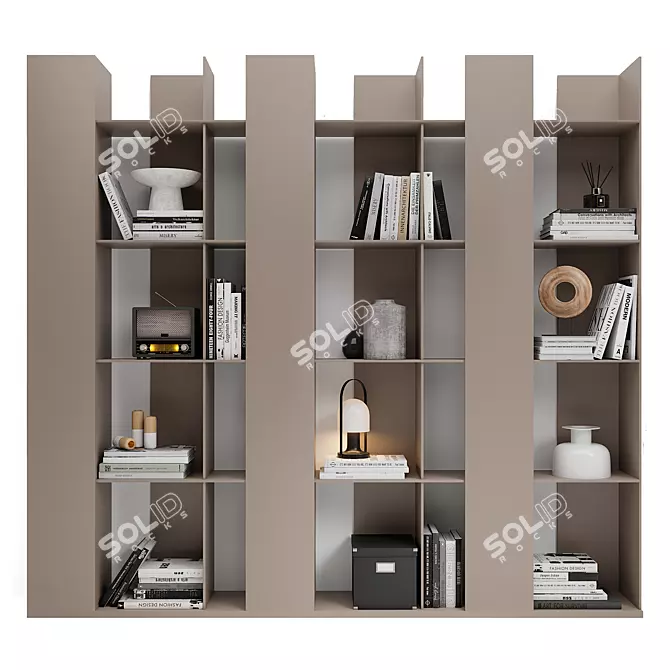 Mobenia Less Shelving Unit 3D model image 1