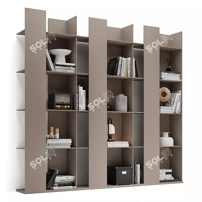 Mobenia Less Shelving Unit 3D model image 2