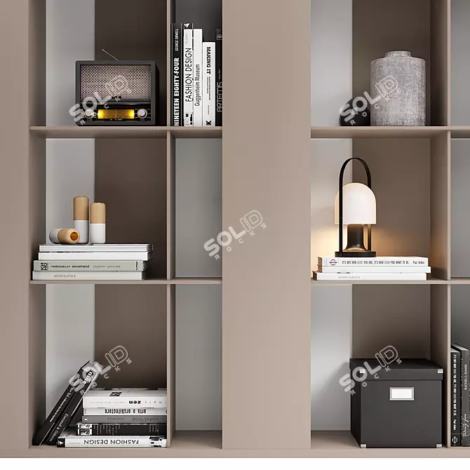 Mobenia Less Shelving Unit 3D model image 3