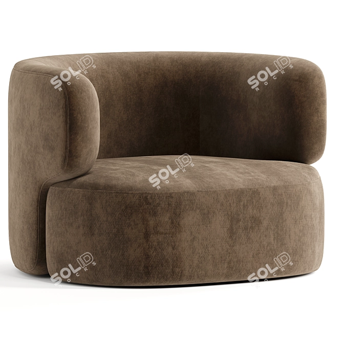 Elain Molteni Armchair 3D Models 3D model image 1