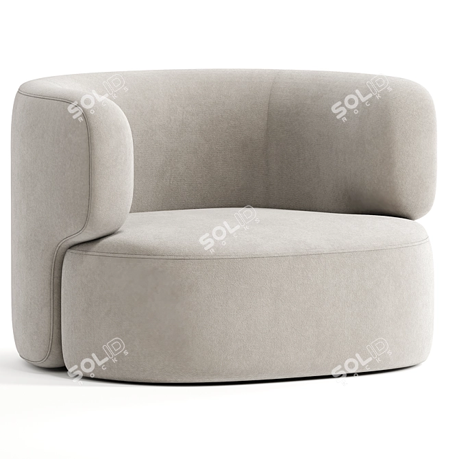 Elain Molteni Armchair 3D Models 3D model image 2