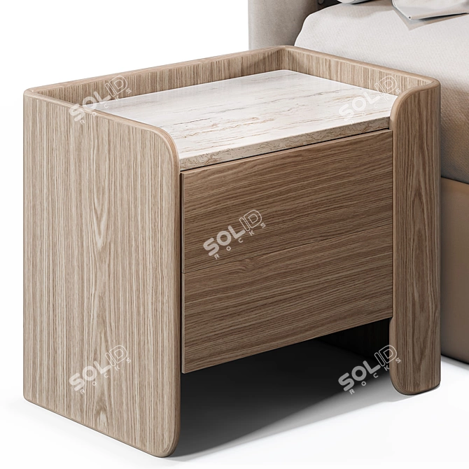 Modern LA GARD Bedroom Set 3D model image 3