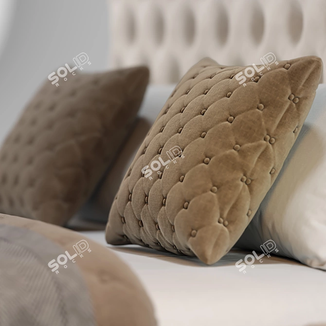 Modern LA GARD Bedroom Set 3D model image 4