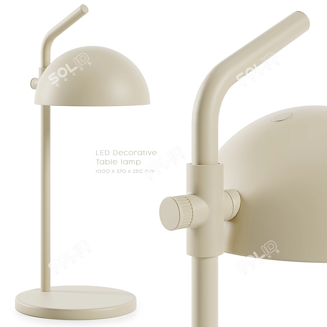 Ikea Sommarlanke LED Table Lamp 3D model image 1