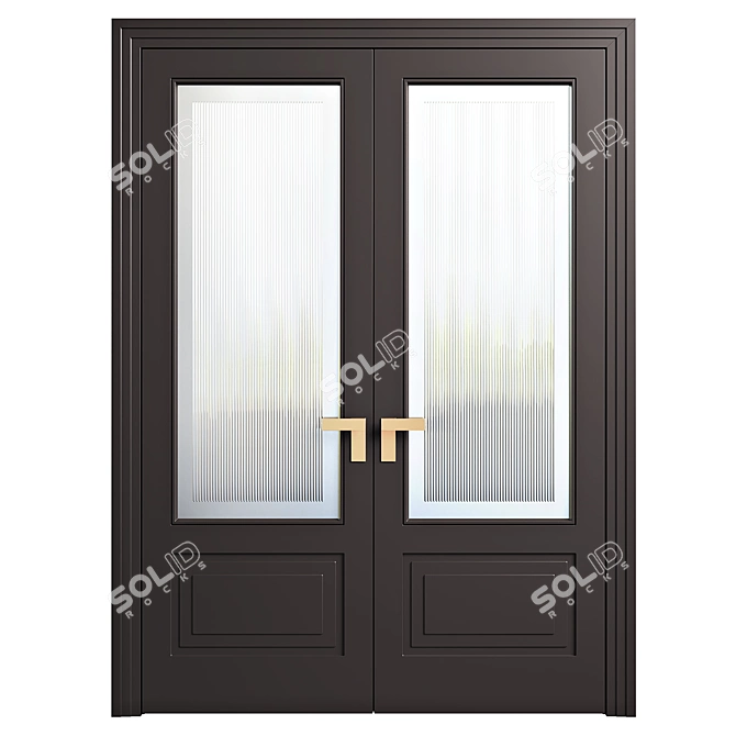 ROCCA Anthracite Doors 3D model image 3
