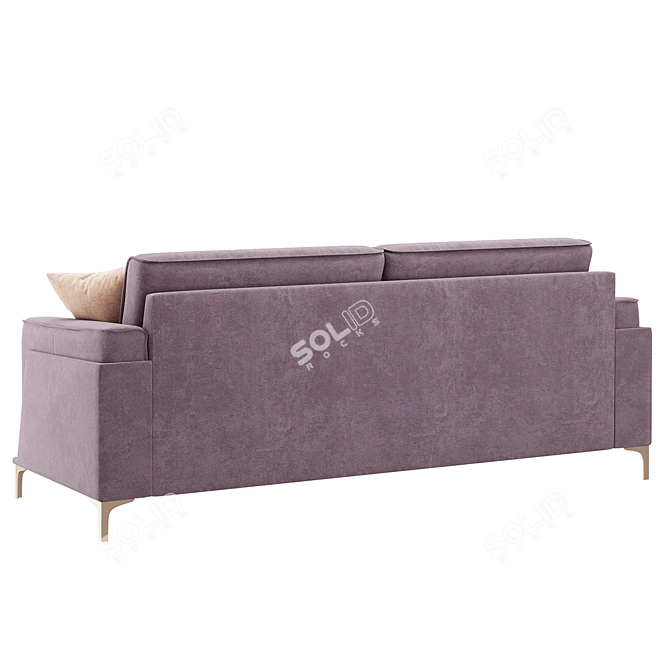 Elegant Enkel Sofa 3D model image 3