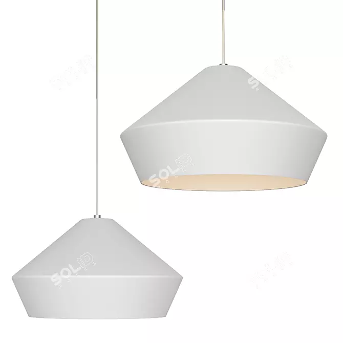 Brummel Grande Pendant Light - Modern Elegance 3D model image 3