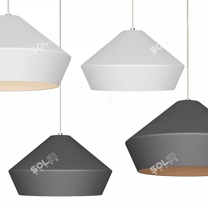 Brummel Grande Pendant Light - Modern Elegance 3D model image 5