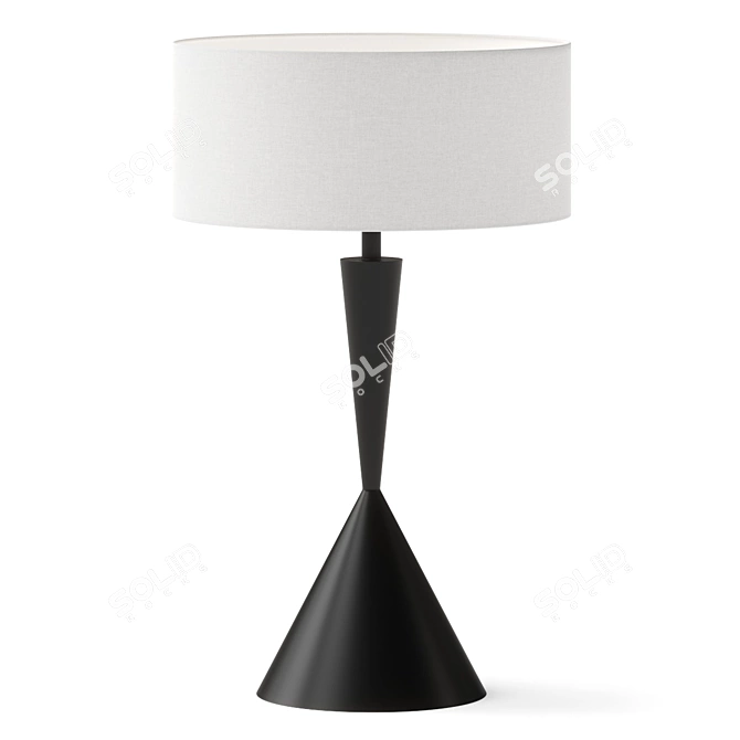 Elegant Aveline Table Lamp 3D model image 1