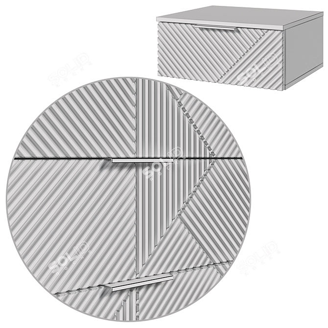 Shelton Bedside Tables / Dressers 3D model image 4