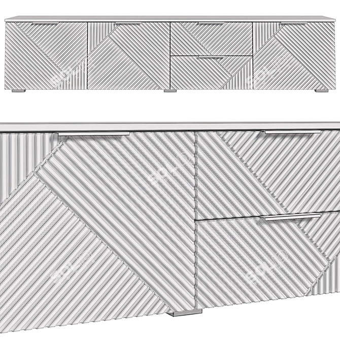 Shelton TV Stands by Divan.ru 3D model image 5