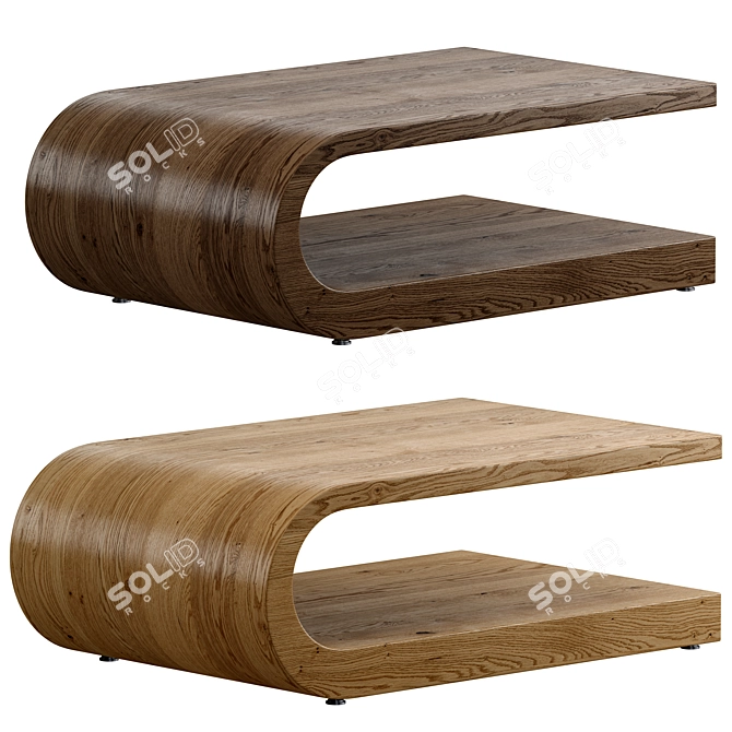 Elegant Palma Coffee Table 3D model image 1