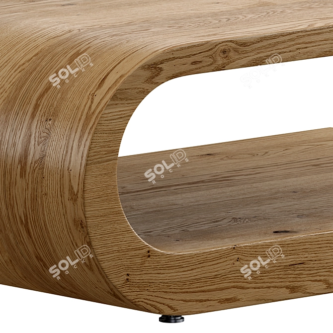 Elegant Palma Coffee Table 3D model image 4