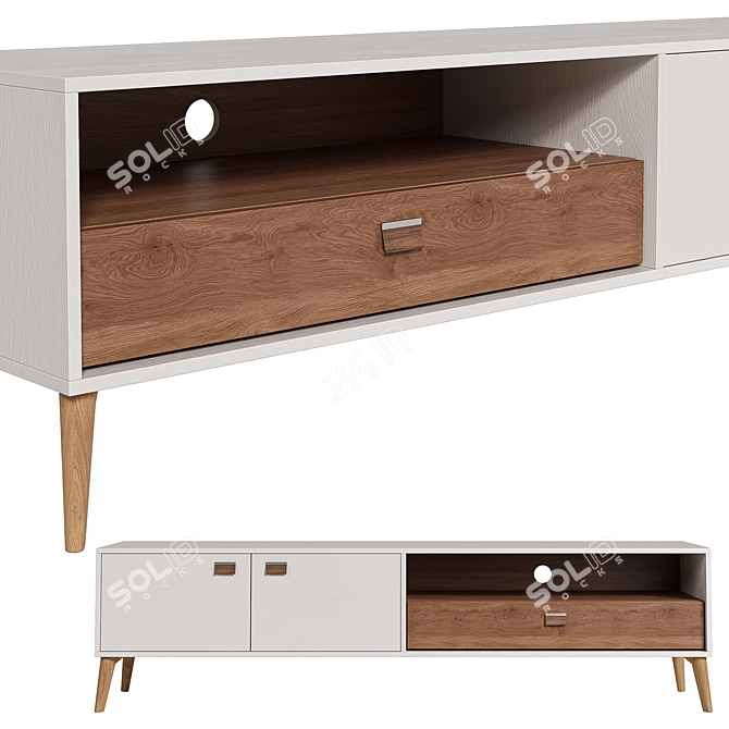 MAYER TV Stand Luxury Design 3D model image 2
