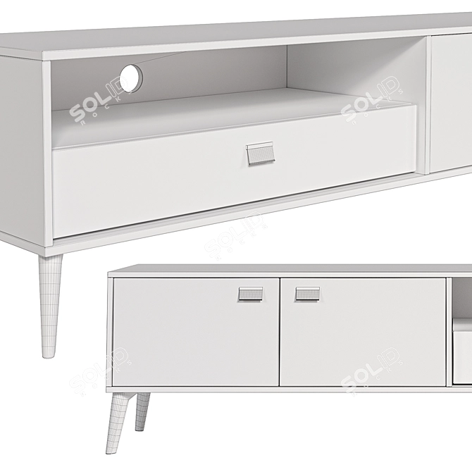 MAYER TV Stand Luxury Design 3D model image 4