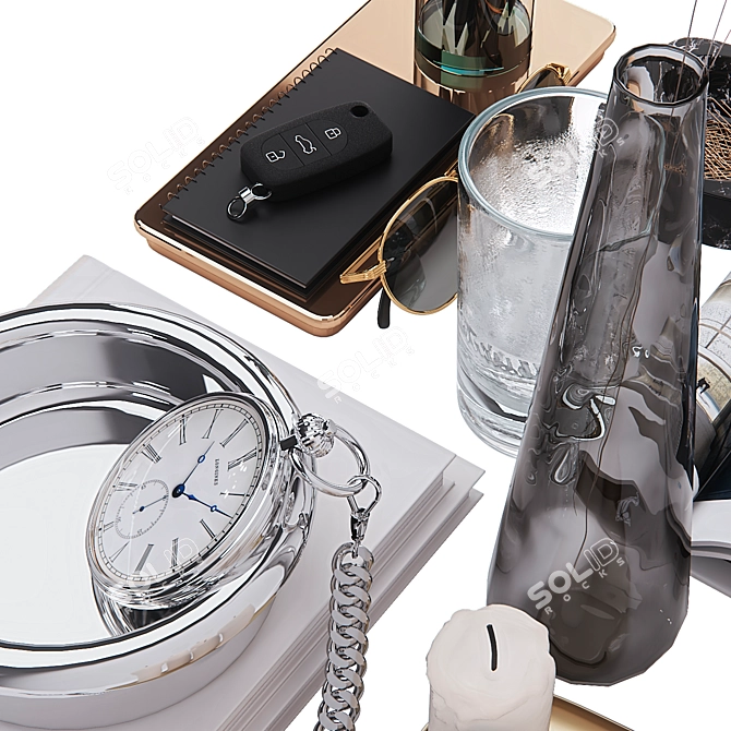 Decor Set with 3D Models 3D model image 4