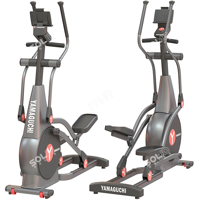 YAMAGUCHI Elliptic Cross Trainer 3D model image 1