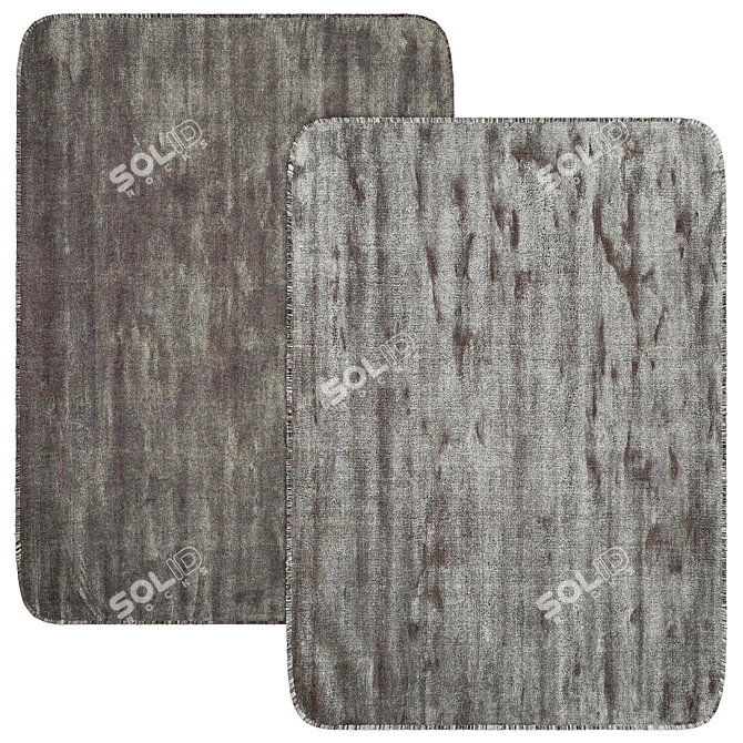 Plush Velvet Carpet 3D Model 3D model image 1