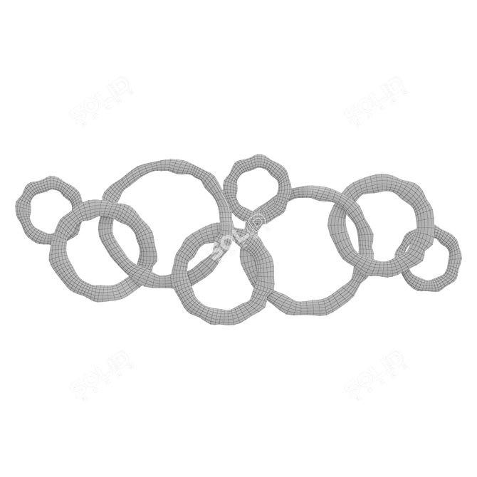  Wall Pano Rings with Smooth Finish 3D model image 4