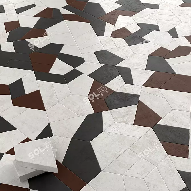 Polygon Decor Collection Set 3D model image 2