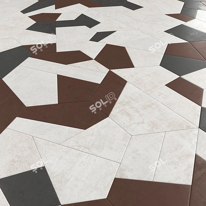 Polygon Decor Collection Set 3D model image 3
