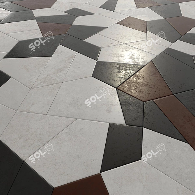 Polygon Decor Collection Set 3D model image 4