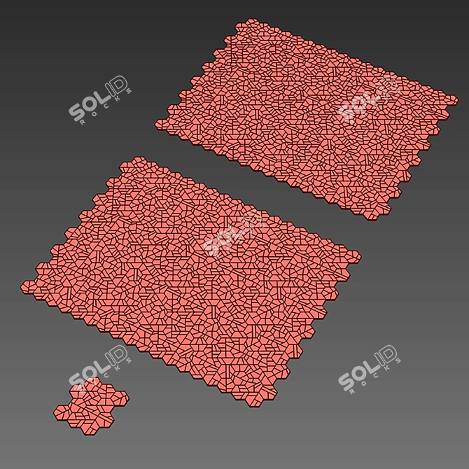 Polygon Decor Collection Set 3D model image 6