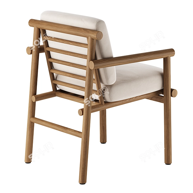  Ayana Chair: Elegant Modern Design 3D model image 3