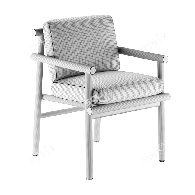  Ayana Chair: Elegant Modern Design 3D model image 4