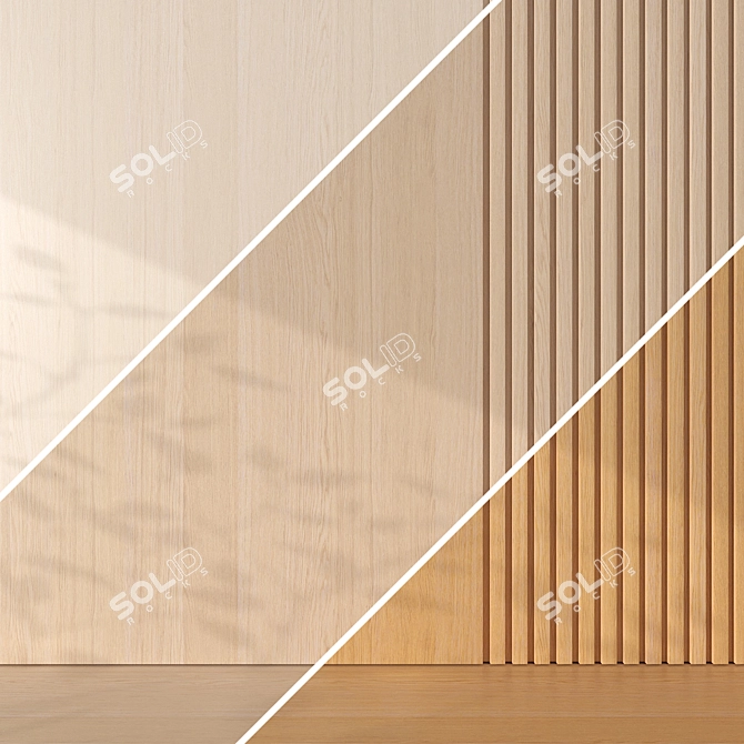 Oak Wood Texture Pack 083 3D model image 2