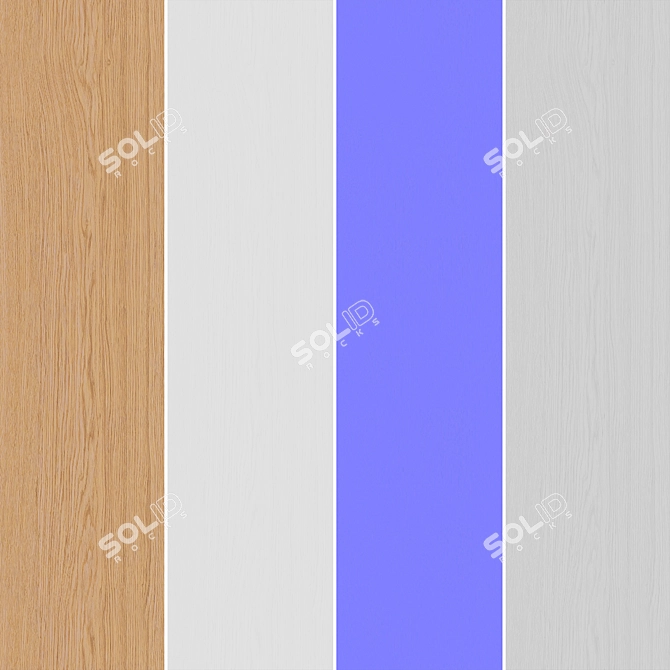 Oak Wood Texture Pack 083 3D model image 6