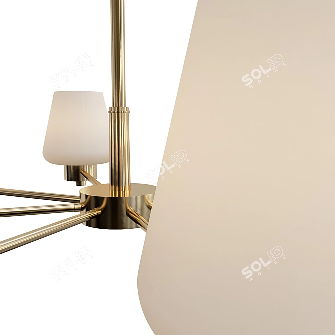 Elegant Status Model Lamp 3D model image 2