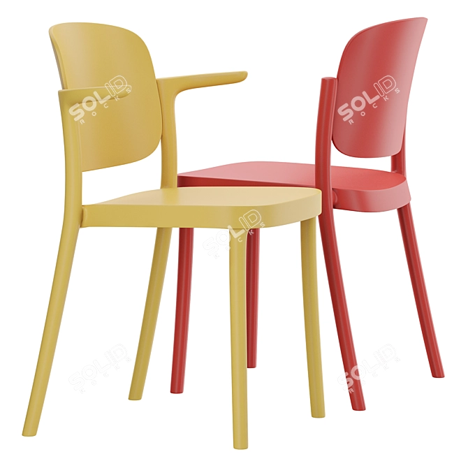 Colos Piazza Polygonal Structures 3D model image 2