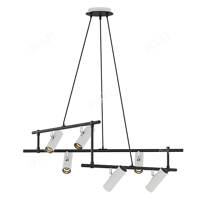 Modern Maytoni Rami Pendant Light 3D model image 1
