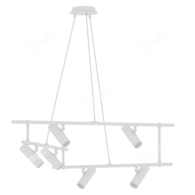 Modern Maytoni Rami Pendant Light 3D model image 2