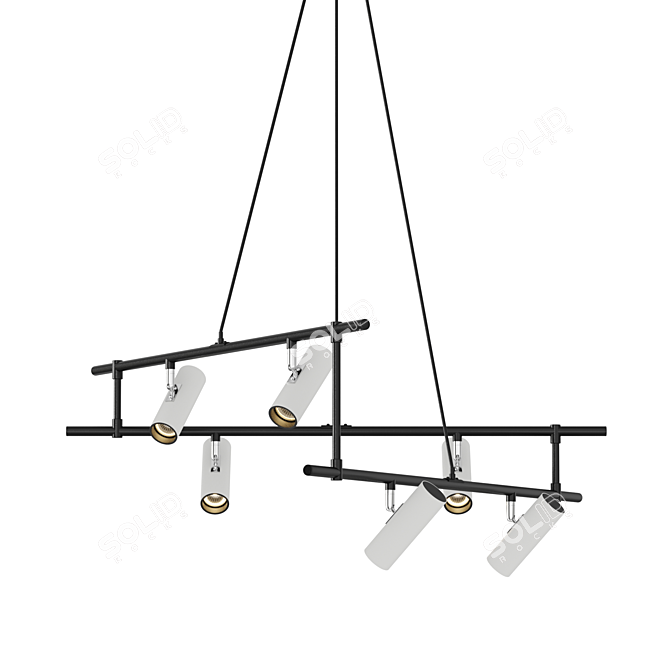 Modern Maytoni Rami Pendant Light 3D model image 3