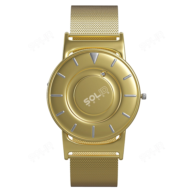 Magnetized Ball Bearings Wristwatch 3D model image 7