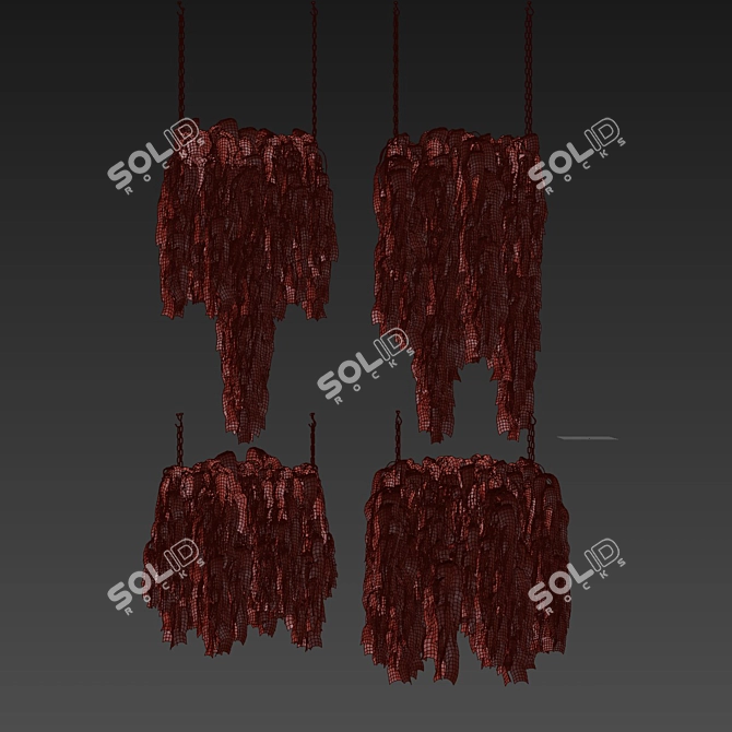 High-Quality Hanging Plant Model 3D model image 6